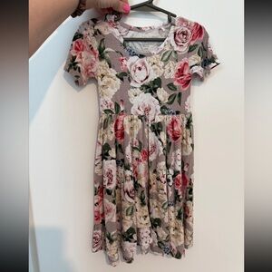 Posh Peanut Bamboo Twirl Dress - 3T